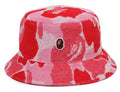 A BATHING APE ABC CAMO PILE JACQUARD BUCKET HAT
