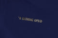 A BATHING APE COLOR BLOCKING METAL LOGO PIN TRACK JACKET