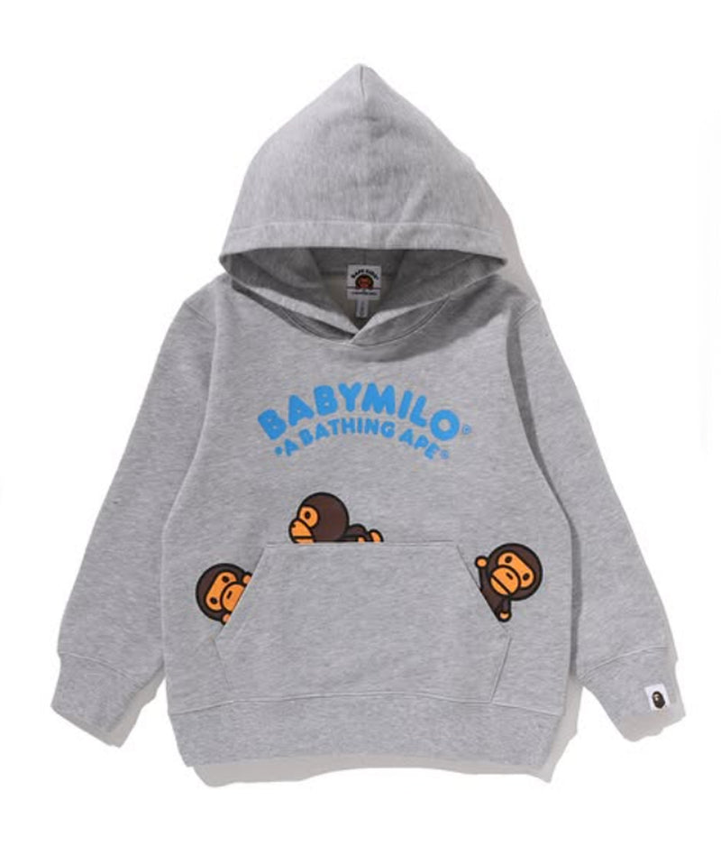 A BATHING APE BAPE KIDS BABY MILO PULLOVER HOODIE