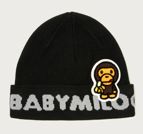 A BATHING APE BABY MILO STORE BABY MILO BEANIE #1 KNIT CAP