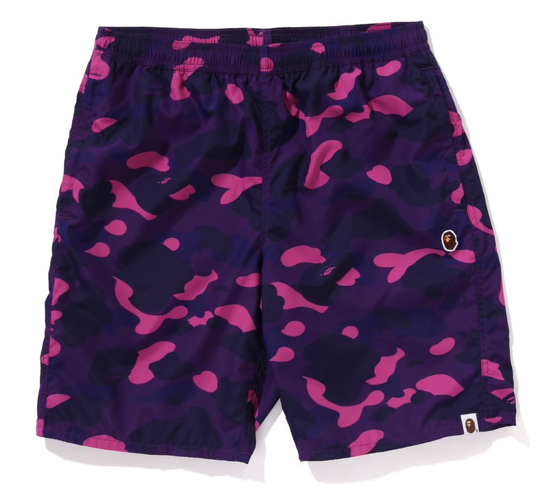 A BATHING APE COLOR CAMO BEACH SHORTS PANTS