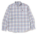 A BATHING APE ONE POINT OMBRE CHECK LIGHT FLANNEL L/S SHIRT