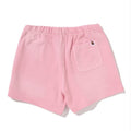 A BATHING APE Ladies' VINTAGE WASHED COLLEGE SWEAT SHORTS