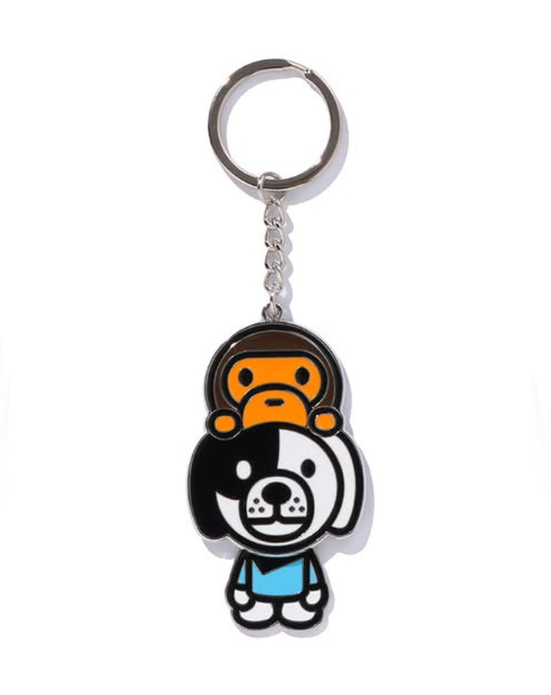 A BATHING APE BAPE KIDS BABY MILO ON DOGGY KEY CHAIN