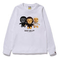 A BATHING APE Ladies' BABY MILO PHOTO L/S TEE