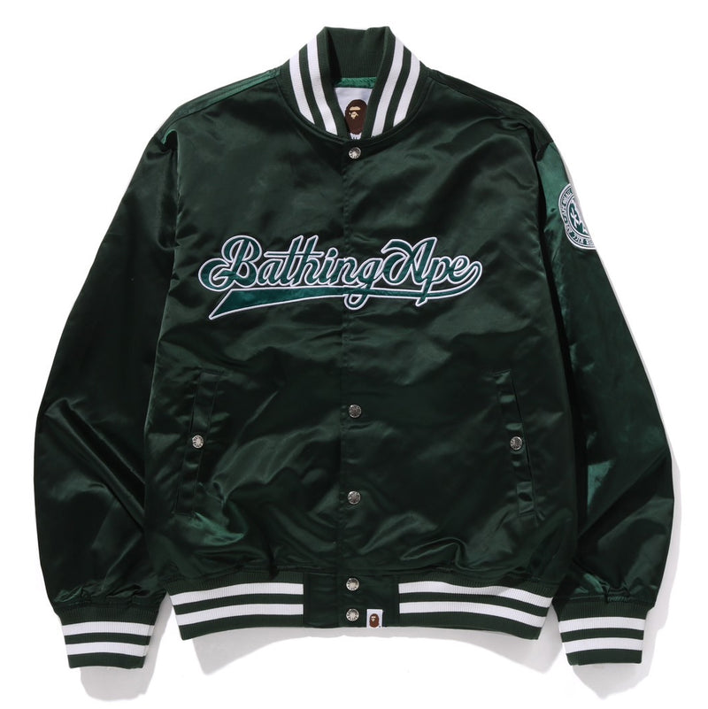 A BATHING APE BASEBALL VARSITY JACKET