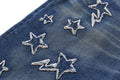 A BATHING APE STA PATCH WORK LOOSE FIT DENIM PANTS