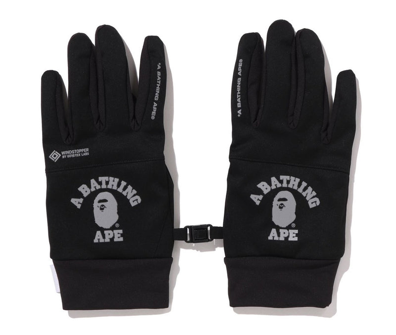 A BATHING APE GORE-TEX WIND STOPPER GLOVE