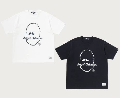 A BATHING APE BAPE MR BATHING APE x NIGEL CABOURN SS PRINT TEE #1