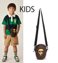 A BATHING APE BAPE KIDS APE HEAD MINI SHOULDER BAG
