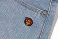 A BATHING APE Ladies' BABY LISA ONE POINT DENIM SHORTS