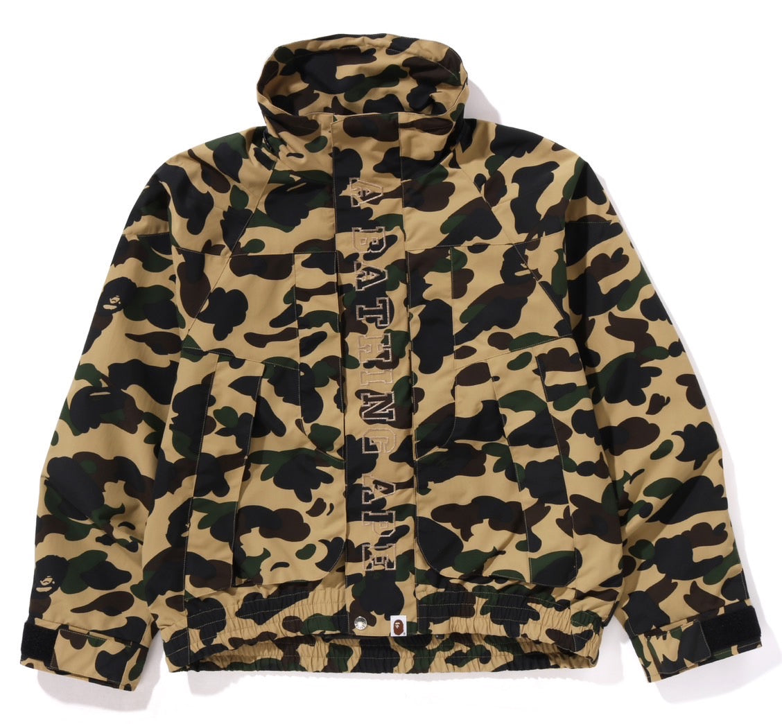 A BATHING APE 1ST CAMO SHORT SNOWBOARD JACKET