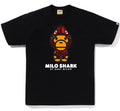 A BATHING APE COLOR CAMO MILO SHARK FZH TEE