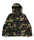 A BATHING APE GLITCH WOODLAND CAMO SHORT SNOWBOARD JACKET