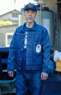 A BATHING APE JAPAN DENIM COLLECTION APE HEAD DENIM JACKET