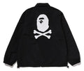 A BATHING APE PIRATE STORE CROSSBONE COACH JACKET