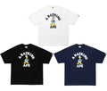 A BATHING APE BAPE x DISNEY DONALD DUCK COLLEGE RELAXED FIT TEE