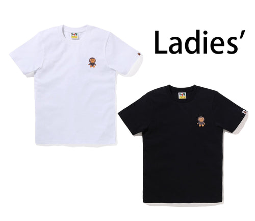 A BATHING APE Ladies' MILO PLUSH DOLL ONE POINT TEE - happyjagabee store