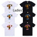 A BATHING APE Ladies' ABC CAMO COLLEGE MILO TEE