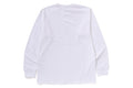 A BATHING APE COLLEGE L/S TEE