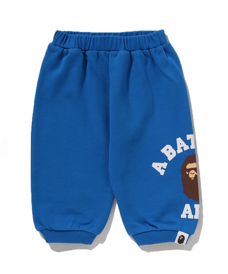 A BATHING APE BAPE KIDS COLLEGE BABY PANTS - happyjagabee store