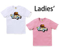 A BATHING APE Ladies' NEW MULTI CAMO BABY LISA ON BAPE TEE