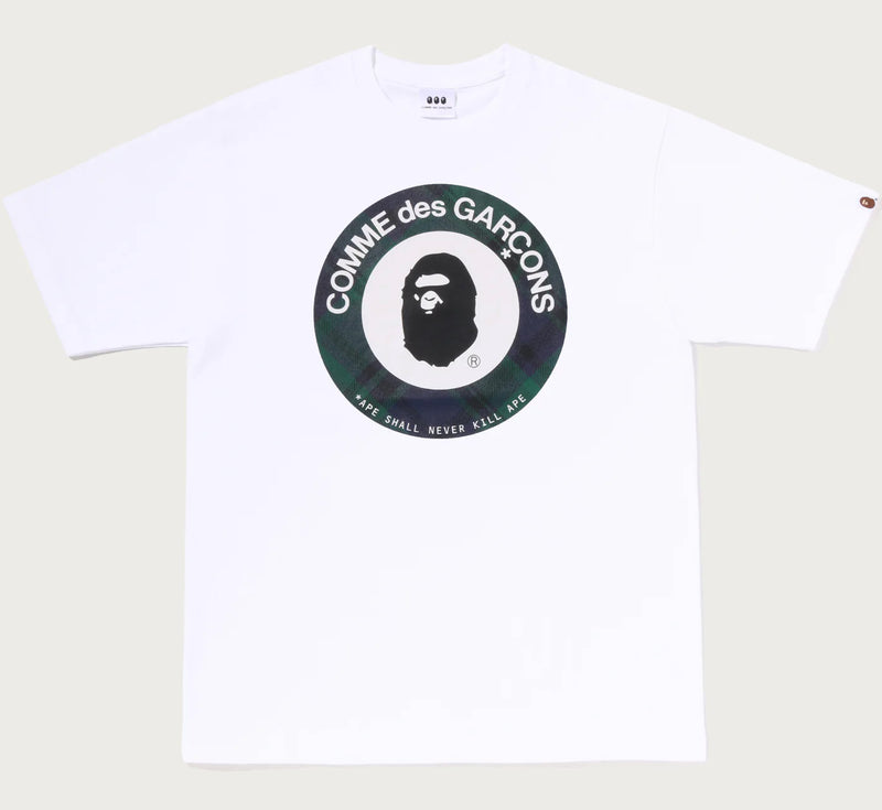 A BATHING APE BAPE x COMME des GARCONS CDG OSAKA Limited BAPE TARGET TEE