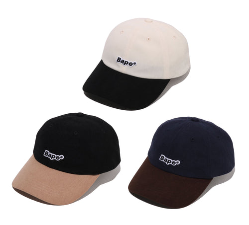 A BATHING APE BAPE CORDUROY PANEL CAP