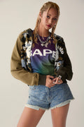 A BATHING APE Ladies' LINE CAMO DENIM SHORTS - happyjagabee store