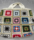 A BATHING APE Ladies' APE HEAD ONE POINT CROCHET TOTE BAG