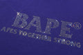A BATHING APE RHINESTONE BAPE LOGO TEE