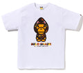 A BATHING APE 1ST CAMO MILO SHARK FZH TEE