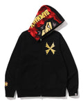 A BATHING APE BAPEMAN X FULL ZIP HOODIE - happyjagabee store