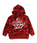 A BATHING APE BAPE KIDS COLOR CAMO APE HEAD RELAXED FIT PULLOVER HOODIE