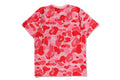 A BATHING APE ABC CAMO PILE JACQUARD ONE POINT TEE