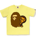 A BATHING APE BAPE KIDS APE HEAD & BABY MILO TEE