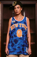A BATHING APE BAPE x M&N NBA NEW YORK KNICKS SWINGMAN JERSEY