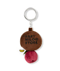 A BATHING APE BABY MILO STORE BABY MILO CHERRY PLUSH DOLL TAPE MEASURE KEYCHAIN