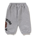 A BATHING APE BAPE KIDS COLLEGE BABY PANTS - happyjagabee store