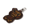 A BATHING APE CRYSTALSTONE BABY LISA MIRROR KEYCHAIN