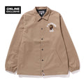 A BATHING APE ONLINE EXCLUSIVE GO APE POINTER COLLEGE COACH JACKET