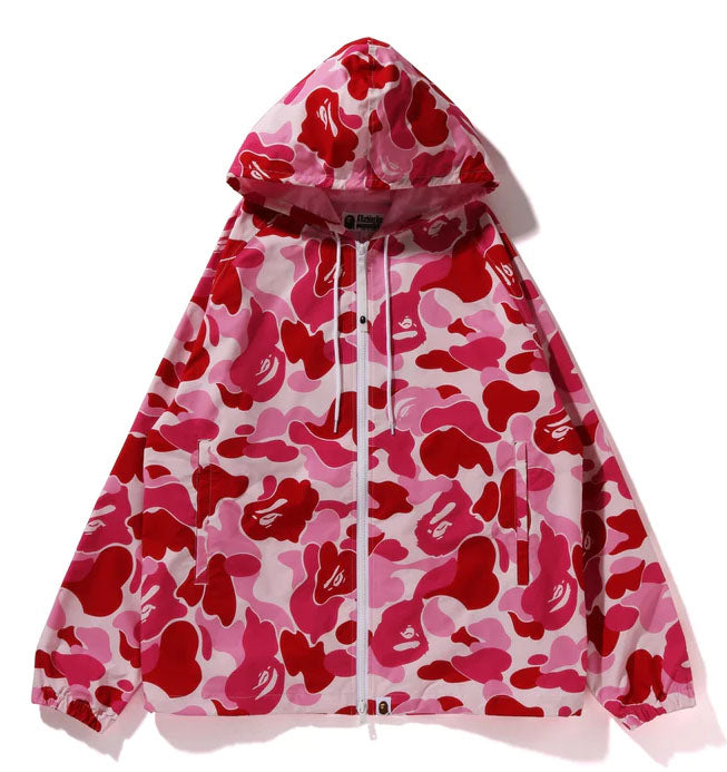 A Bathing Ape Men ABC Camo Bape Full Zip Hoodie (pink)