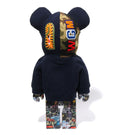A BATHING APE BAPE x MEDICOM TOY BE@RBRICK LEGACY CAMO SHARK 100% & 400% SET