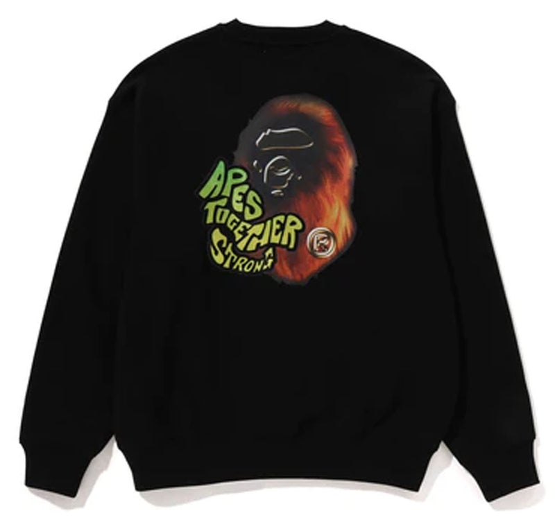 A BATHING APE BAPE SPORT GRAPHIC CREWNECK