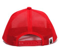 A BATHING APE BAPE KIDS MILO ON BAPE MESH CAP