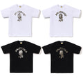 A BATHING APE TREE EDGE CAMO COLLEGE TEE
