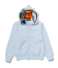 A BATHING APE Ladies' MILO SHARK FULL ZIP DOUBLE HOODIE