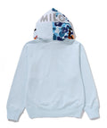A BATHING APE Ladies' MILO SHARK FULL ZIP DOUBLE HOODIE