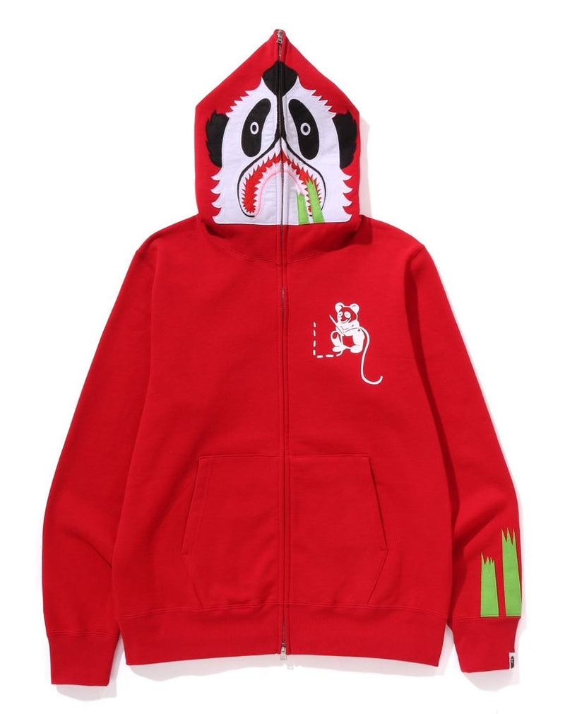 A BATHING APE PANDA FULL ZIP HOODIE