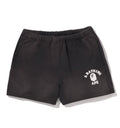 A BATHING APE Ladies' VINTAGE WASHED COLLEGE SWEAT SHORTS